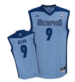 Memphis Grizzlies #9 Tony Allen Light Blue Swingman Jersey