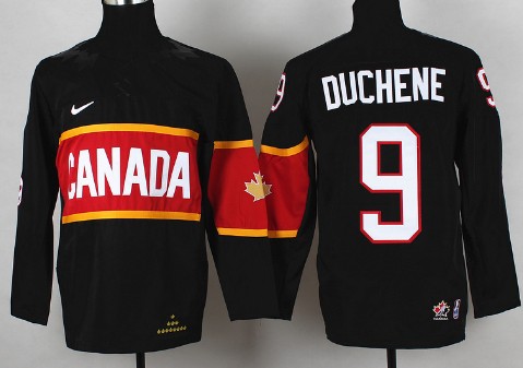 2014 Olympics Canada #9 Matt Duchene Black Kids Jersey