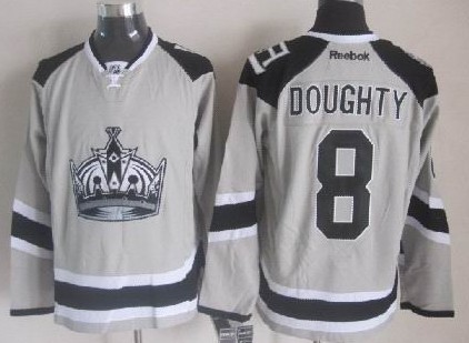 Los Angeles Kings #8 Drew Doughty 2014 Stadium Series Gray Jersey