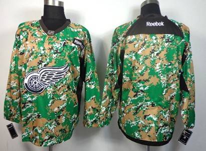 Detroit Red Wings Blank 2014 Camo Jersey