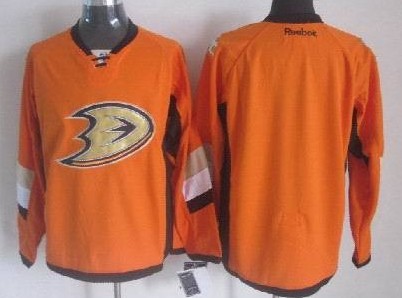 Anaheim Ducks Blank 2014 Stadium Series Orange Jersey 