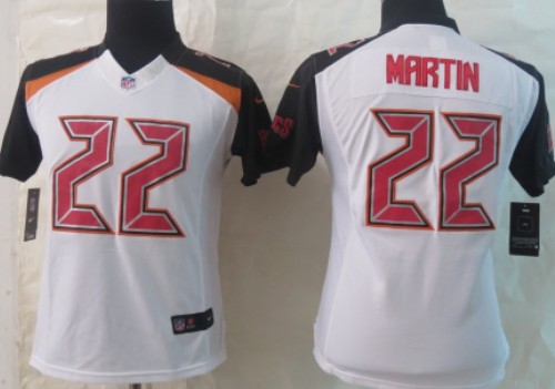 Nike Tampa Bay Buccaneers #22 Doug Martin 2014 White Limited Womens Jersey 