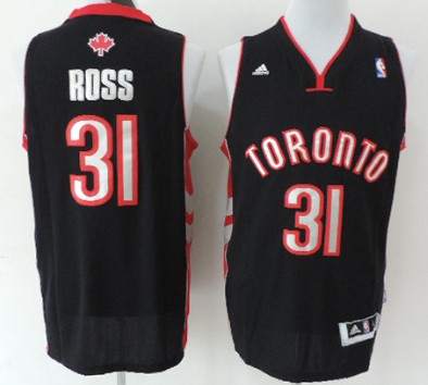 Toronto Raptors #31 Terrence Ross Revolution 30 Swingman Black Jersey