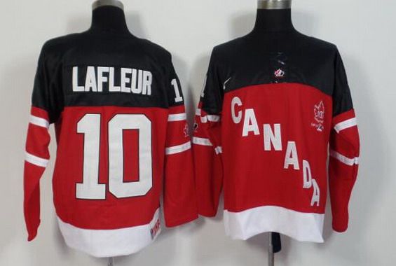 2014-15 Men's Team Canada #10 Guy Lafleur Retired Player Red 100TH Anniversary Jersey