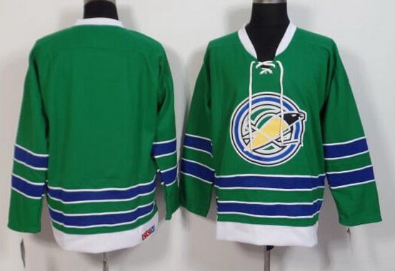 Men's California Golden Seals Blank 1967-68 Green CCM Vintage Throwback Jersey