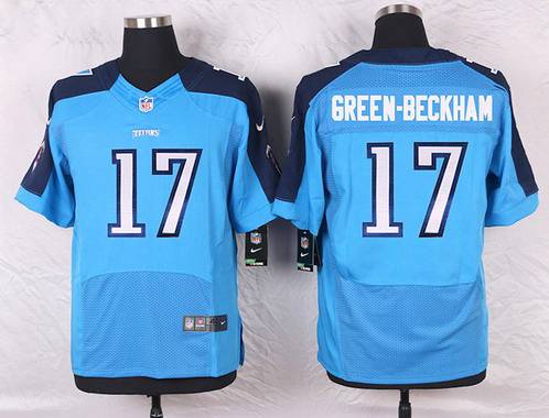 Men's Tennessee Titans #17 Dorial Green-Beckham Light Blue Team Color NFL Nike Elite Jersey