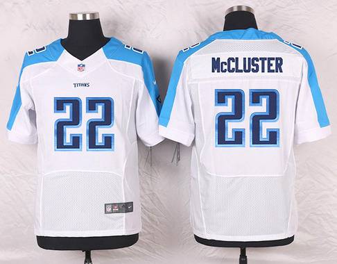 Men's Tennessee Titans #22 Dexter McCluster White Road NFL Nike Elite Jersey