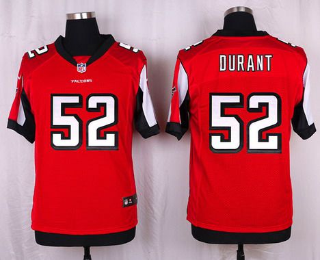 Men's Atlanta Falcons #52 Justin Durant Red Team Color NFL Nike Elite Jersey