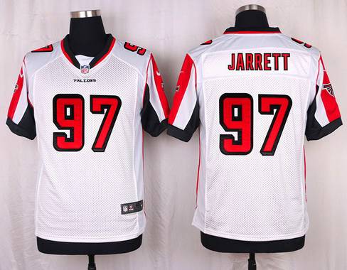 Men's Atlanta Falcons #97 Grady Jarrett White Road NFL Nike Elite Jersey