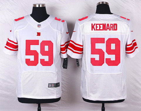 Men's New York Giants #59 Devon Kennard White Road NFL Nike Elite Jersey