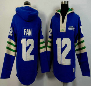 Men's Seattle Seahawks #12 Fan Light Blue 2015 NFL Hoody