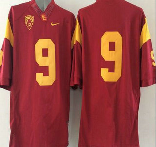 USC Trojans #9 Red 2015 College Football Nike Limited Jersey