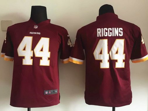 Youth Washington Redskins #44 John Riggins Burgundy Red Retired Player NFL Nike Game Jersey