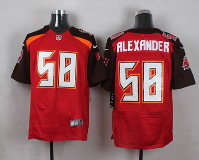 Men's Tampa Bay Buccaneers #58 Kwon Alexander Red Team Color NFL Nike Elite Jersey