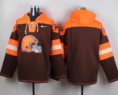 Men's Cleveland Browns Blank Brown Team Color 2014 NFL Nike Hoodie