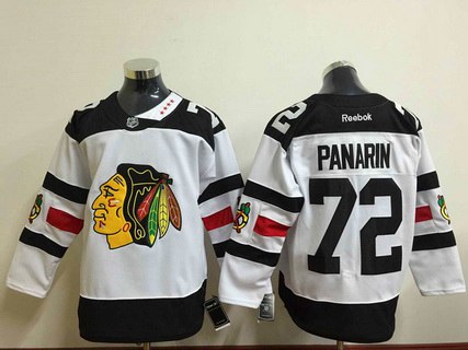 Men's Chicago Blackhawks #72 Artemi Panarin Reebok White 2016 Stadium Series Premier Jersey