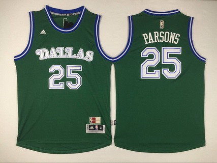 Men's Dallas Mavericks #25 Chandler Parsons Revolution 30 Swingman 2015-16 Green Jersey