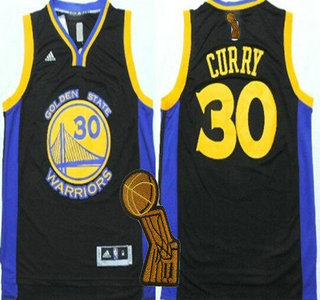 Golden State Warriors #30 Stephen Curry Revolution 30 Swingman 2014 New Black Jersey