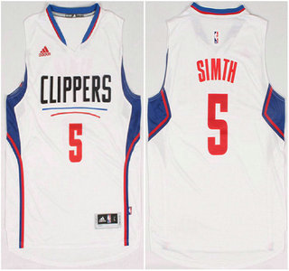 Los Angeles Clippers #5 Josh Smith Revolution 30 Swingman 2015 New White Jersey