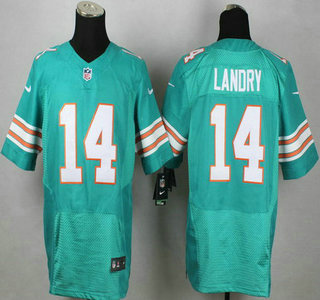 Miami Dolphins #14 Jarvis Landry Aqua Green Alternate 2015 NFL Nike Elite Jersey