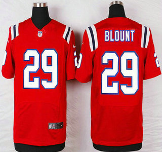 New England Patriots #29 LeGarrette Blount Red Alternate NFL Nike Elite Jersey