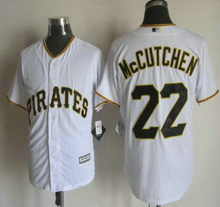 Men's Pittsburgh Pirates #22 Andrew McCutchen Home White 2015 MLB Cool Base Jersey