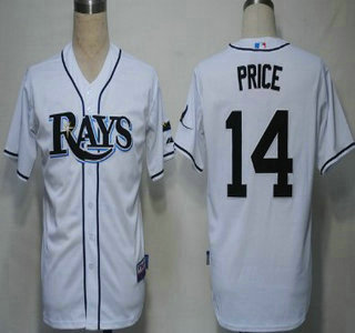 Tampa Bay Rays 14 David Price White Jersey