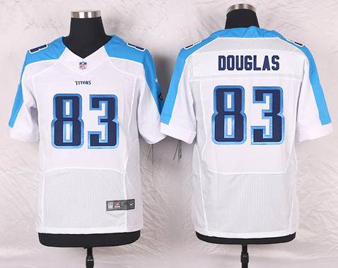 Men's Tennessee Titans #83 Harry Douglas White Road NFL Nike Elite Jersey