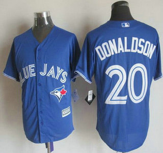 Men's Toronto Blue Jays #20 Josh Donaldson Alternate Blue 2015 MLB Cool Base Jersey