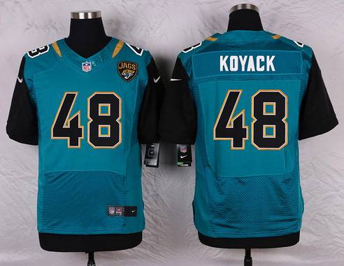 Men's Jacksonville Jaguars #48 Ben Koyack Teal Green Alternate NFL Nike Elite Jersey