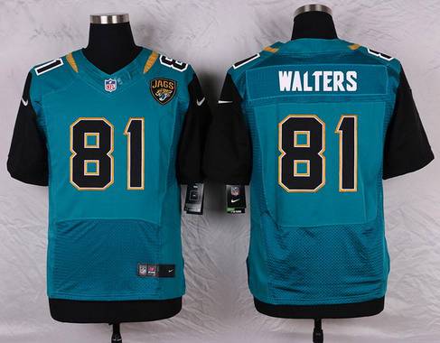 Men's Jacksonville Jaguars #81 Bryan Walters Teal Green Alternate NFL Nike Elite Jersey