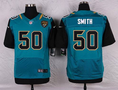 Men's Jacksonville Jaguars #50 Telvin Smith Teal Green Alternate NFL Nike Elite Jersey