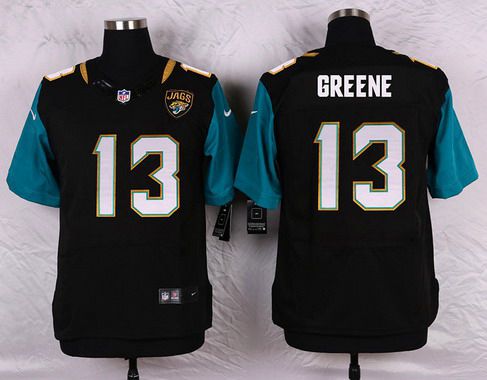 Men's Jacksonville Jaguars #13 Rashad Greene Black Team Color NFL Nike Elite Jersey