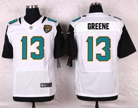 Men's Jacksonville Jaguars #13 Rashad Greene White Road NFL Nike Elite Jersey