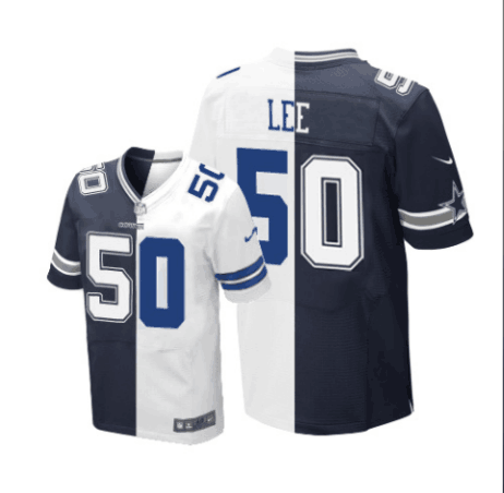 Nike Dallas Cowboys #50 Sean Lee BlueWhite Two Tone Elite Jersey