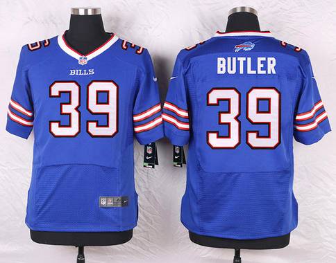 Men's Buffalo Bills #39 Mario Butler Royal Blue Team Color NFL Nike Elite Jersey