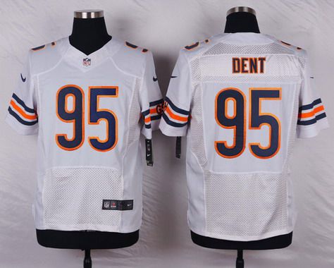 Men's Chicago Bears #95 Richard Dent White Retired Player NFL Nike Elite Jersey