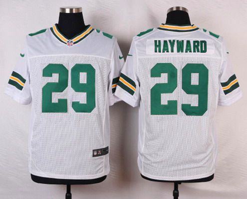 Men's Green Bay Packers #29 Casey Hayward White Road NFL Nike Elite Jersey