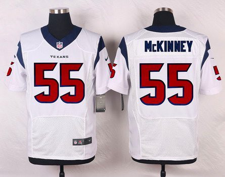 Men's Houston Texans #55 Benardrick McKinney White Road NFL Nike Elite Jersey