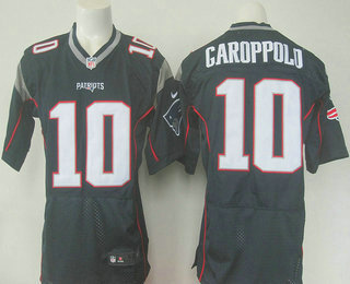 Men's New England Patriots #10 Jimmy Garoppolo NEW Navy Blue Team Color Stitched NFL Nike Elite Jersey