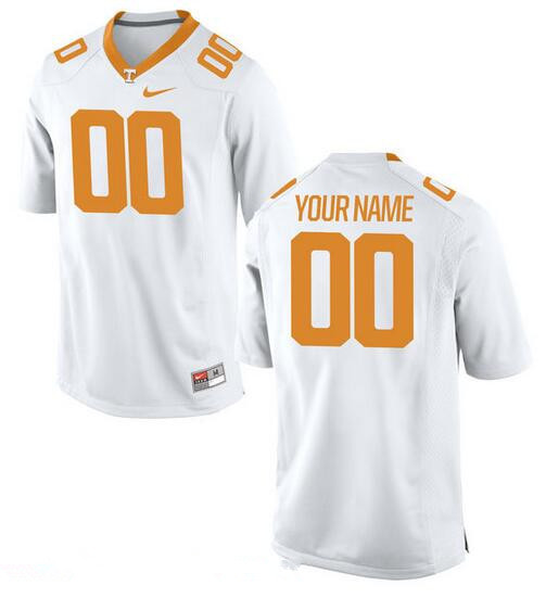 Men's Tennessee Volunteers Nike Custom Game Jersey - 2016 Tennessee White