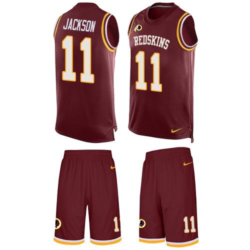 Nike Redskins #11 DeSean Jackson Burgundy Red Team Color Men's Stitched NFL Limited Tank Top Suit Jersey