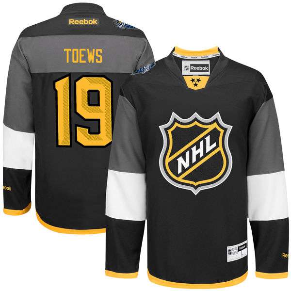 Men's NHL #19 Jonathan Toews Black Reebok 2016 All-Star Premier Jersey