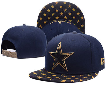 Cowboys Team Logo Navy Adjustable Hat