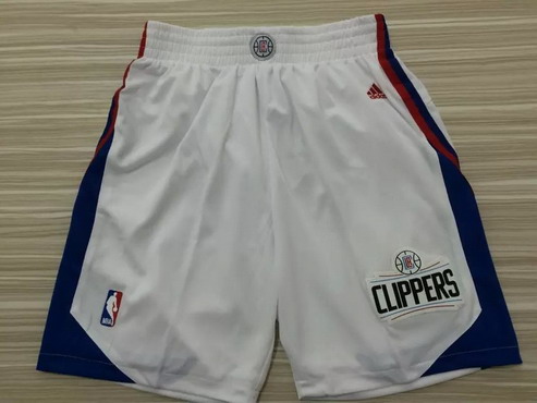 Men's Los Angeles Clippers 2015-16 White Short