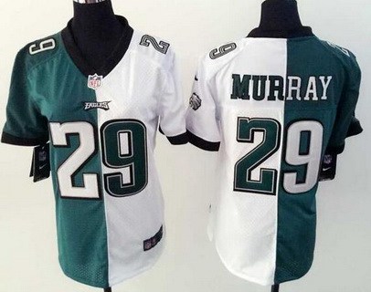 Women's Philadelphia Eagles #29 DeMarco Murray GreenWhite Two Tone Game Jersey