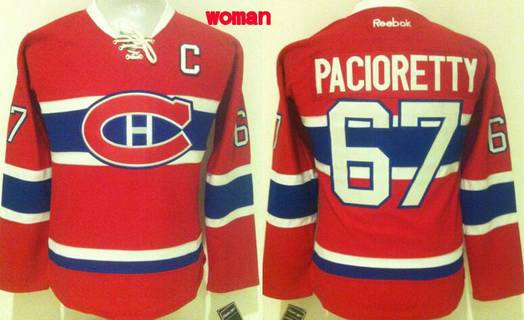 Women's Montreal Canadiens #67 Max Pacioretty Reebok Red 2015-16 Home Premier Jersey