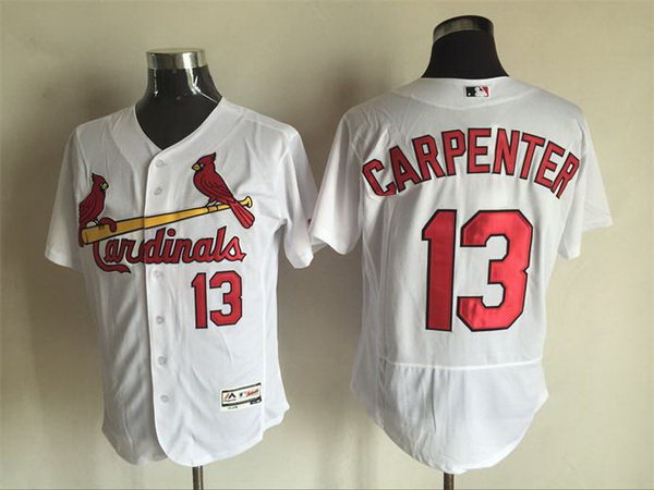 Men's St. Louis Cardinals #13 Matt Carpenter White 2016 Flexbase Majestic Baseball Jersey