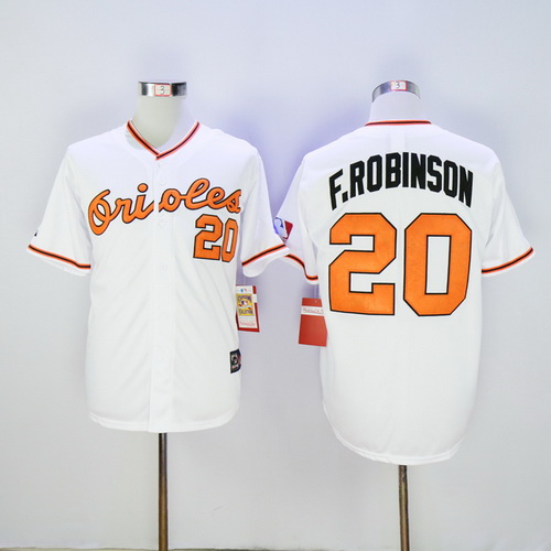 Men's Baltimore Orioles #20 Frank Robinson Green Salute to Service Majestic Baseball Jersey