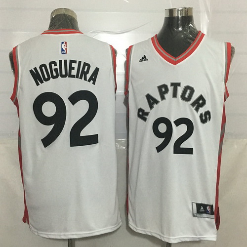 Men's Toronto Raptors #92 Lucas Nogueira White New NBA Rev 30 Swingman Jersey